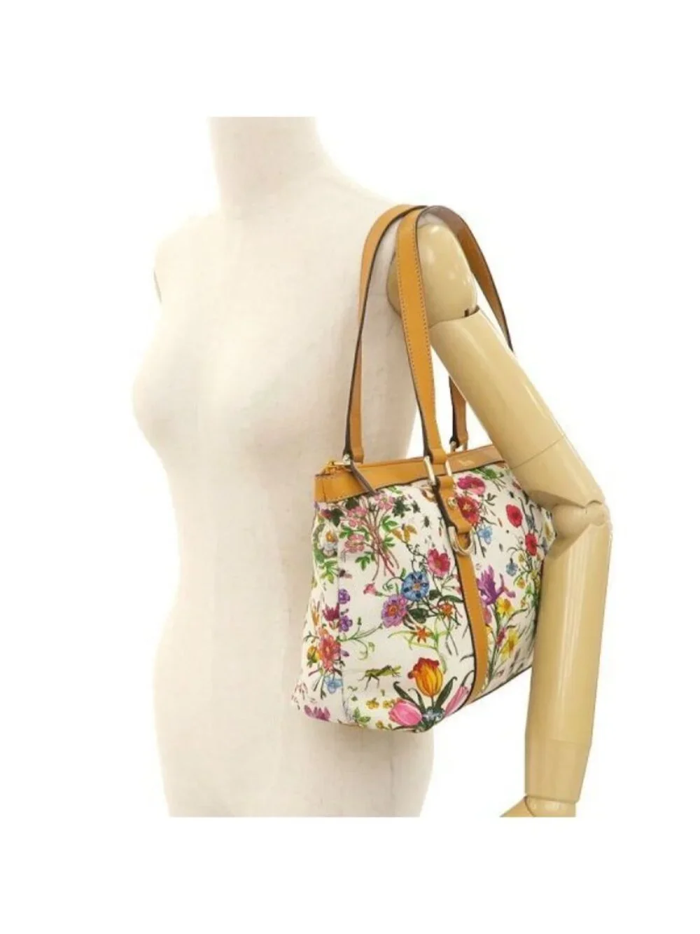 Gucci Abbey Flora Tote